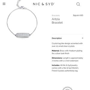 NIC & SYD Aritzia Bracelet
